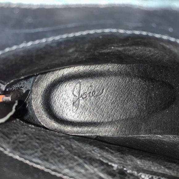 Women’s Joie Black Suede Stud Boots Sz 7 - Picture 10 of 11